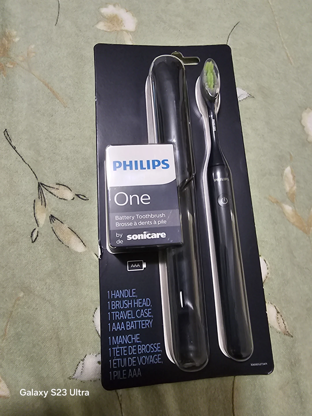 Philips One Battery Toothbrush with Travel Case