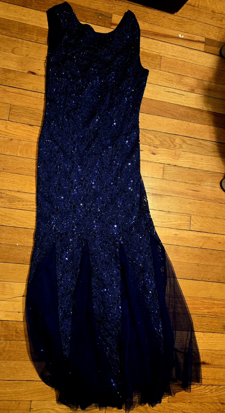 Lily & Lola Sequin Lace Mermaid Gown
