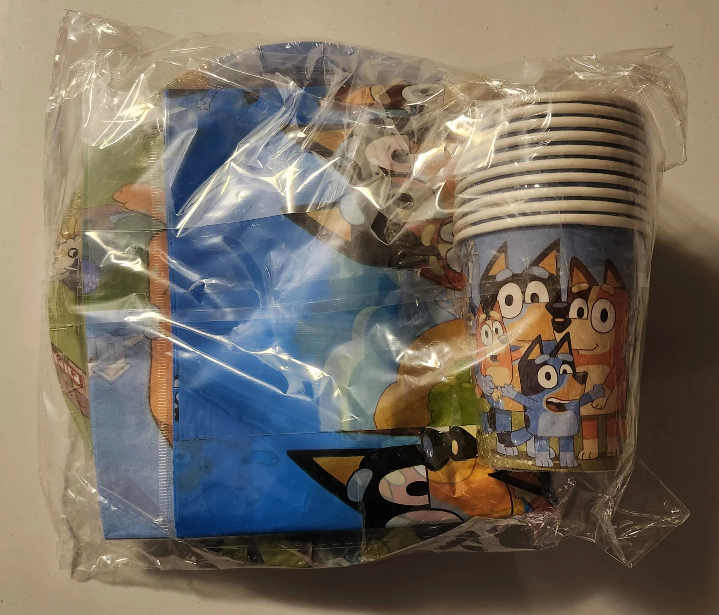 Bluey Themed Party Pack Plates and Cups