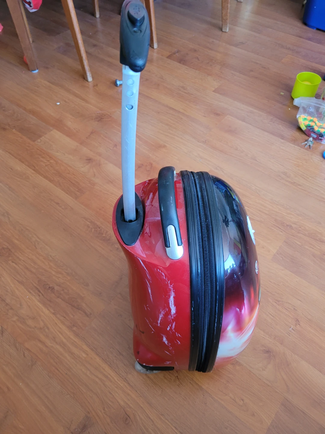 Red Disney Pixar Cars Rolling Suitcase