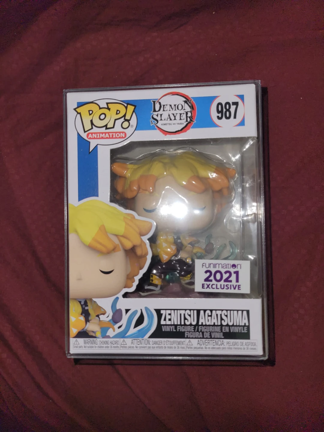 Funko Pop! Demon Slayer Zenitsu Agatsuma 987 Vinyl Figure