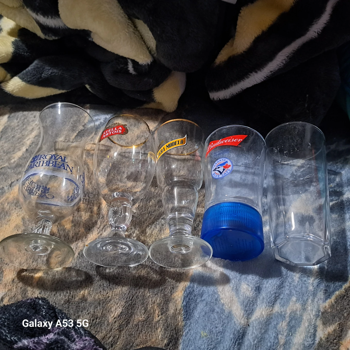 Assorted glasses