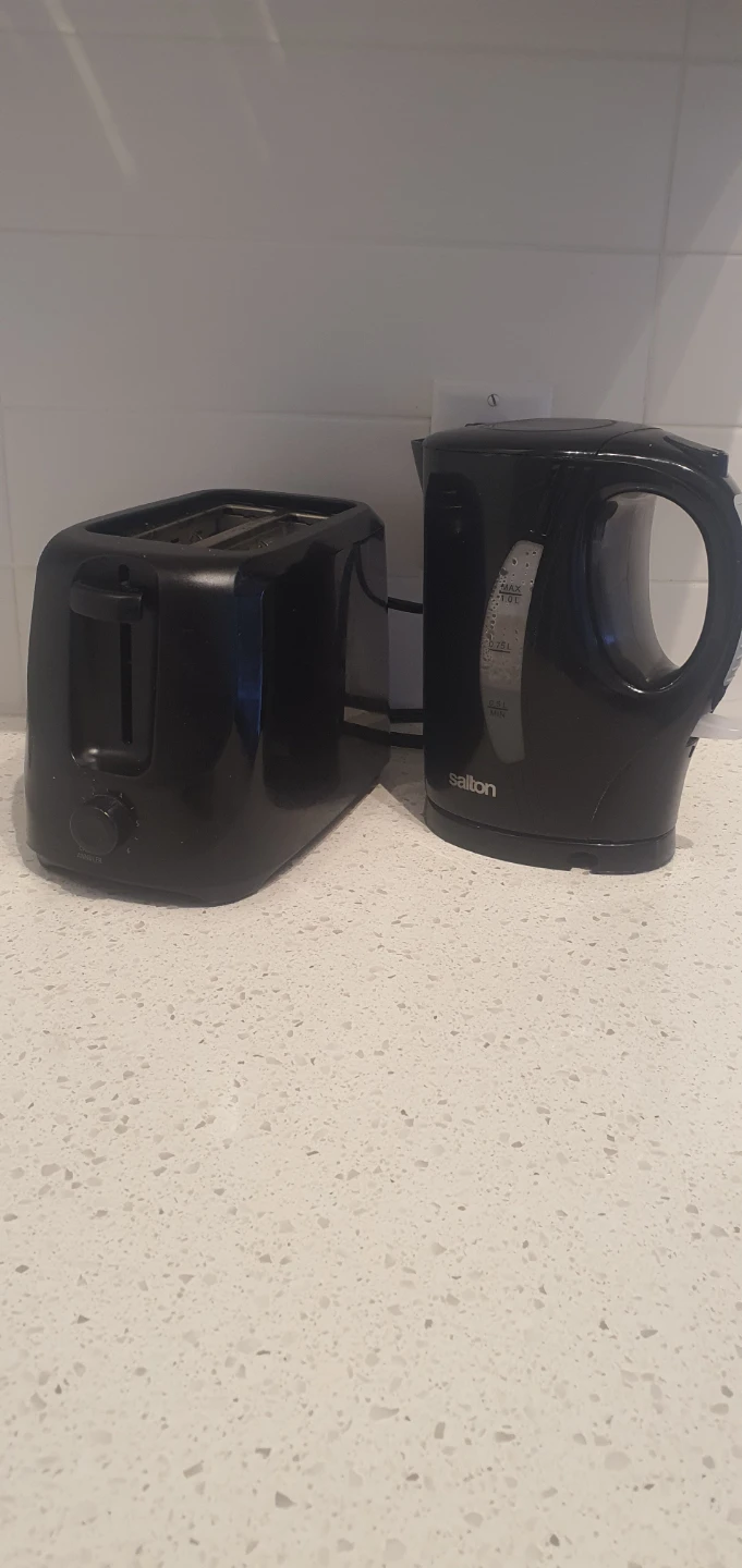 Toaster and kettle