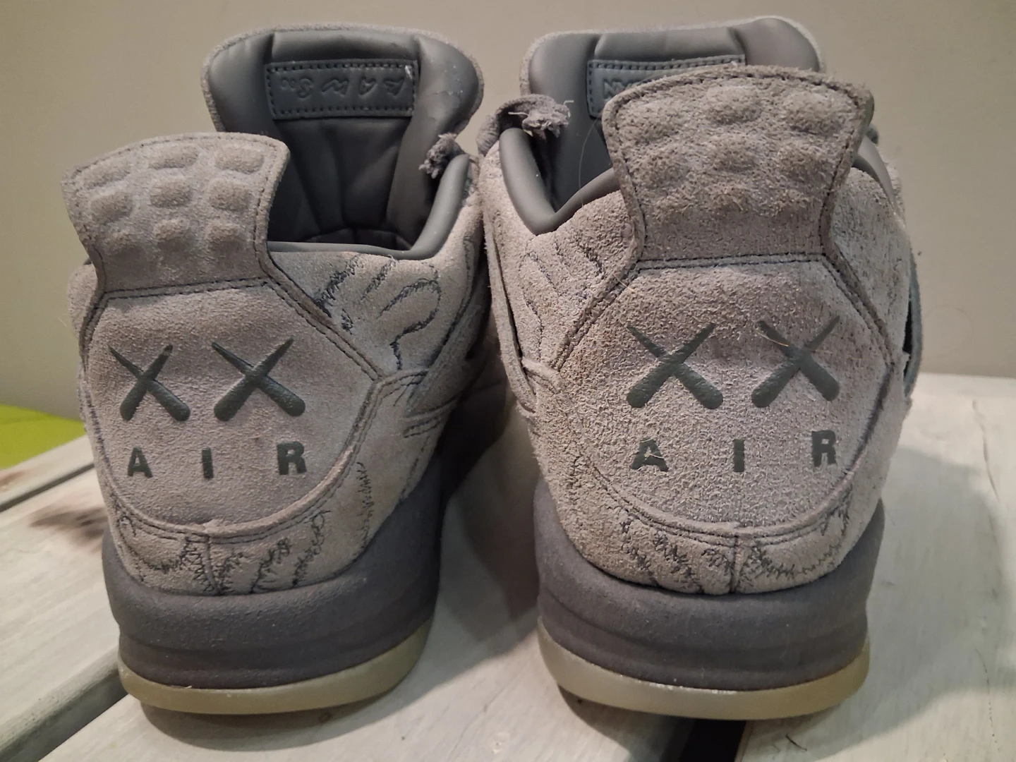 Air Jordan 4 KAWS Grey Sneakers - photo 2