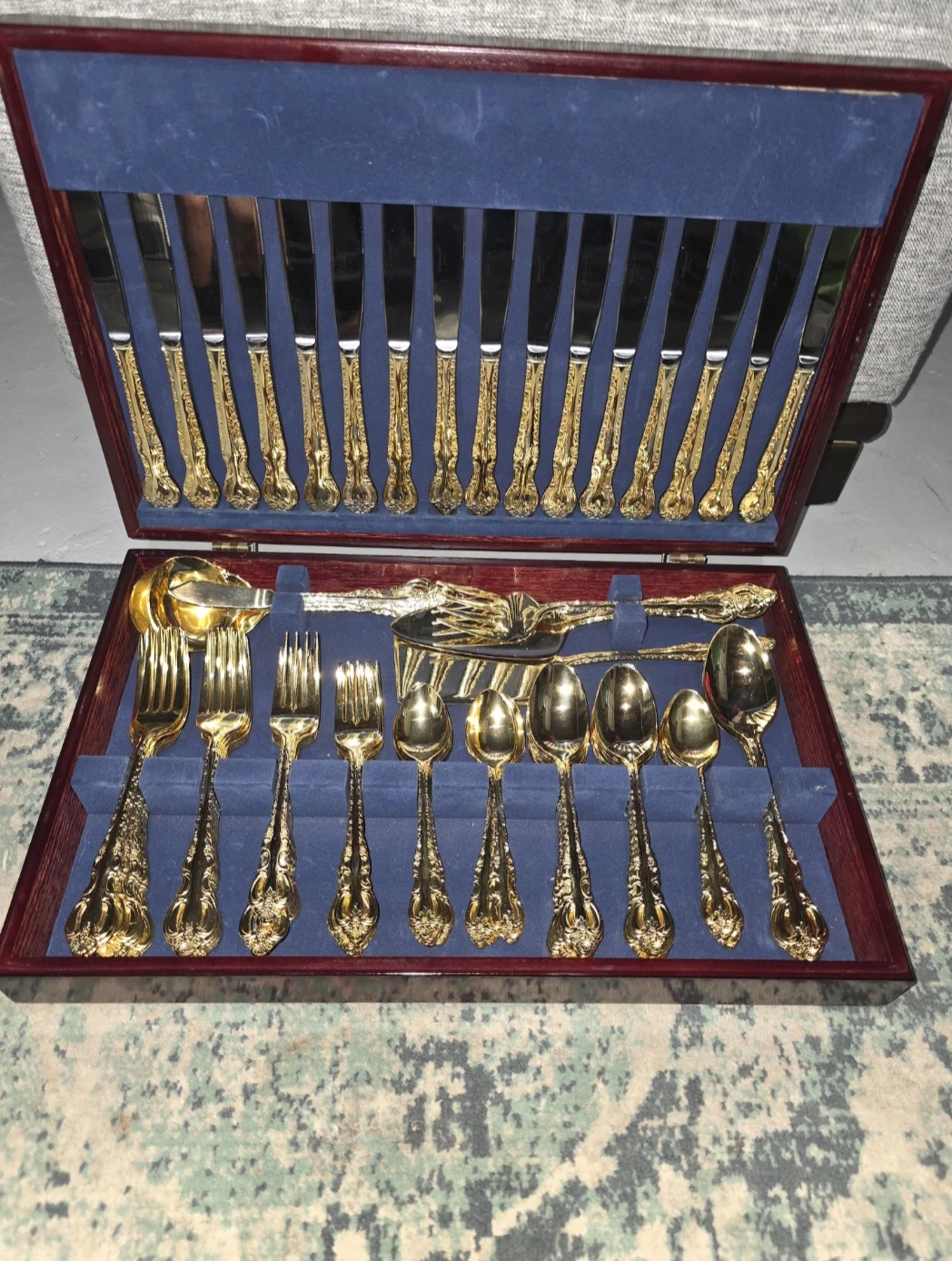 Wallace 24K Gold Plated Set with Presentation Box