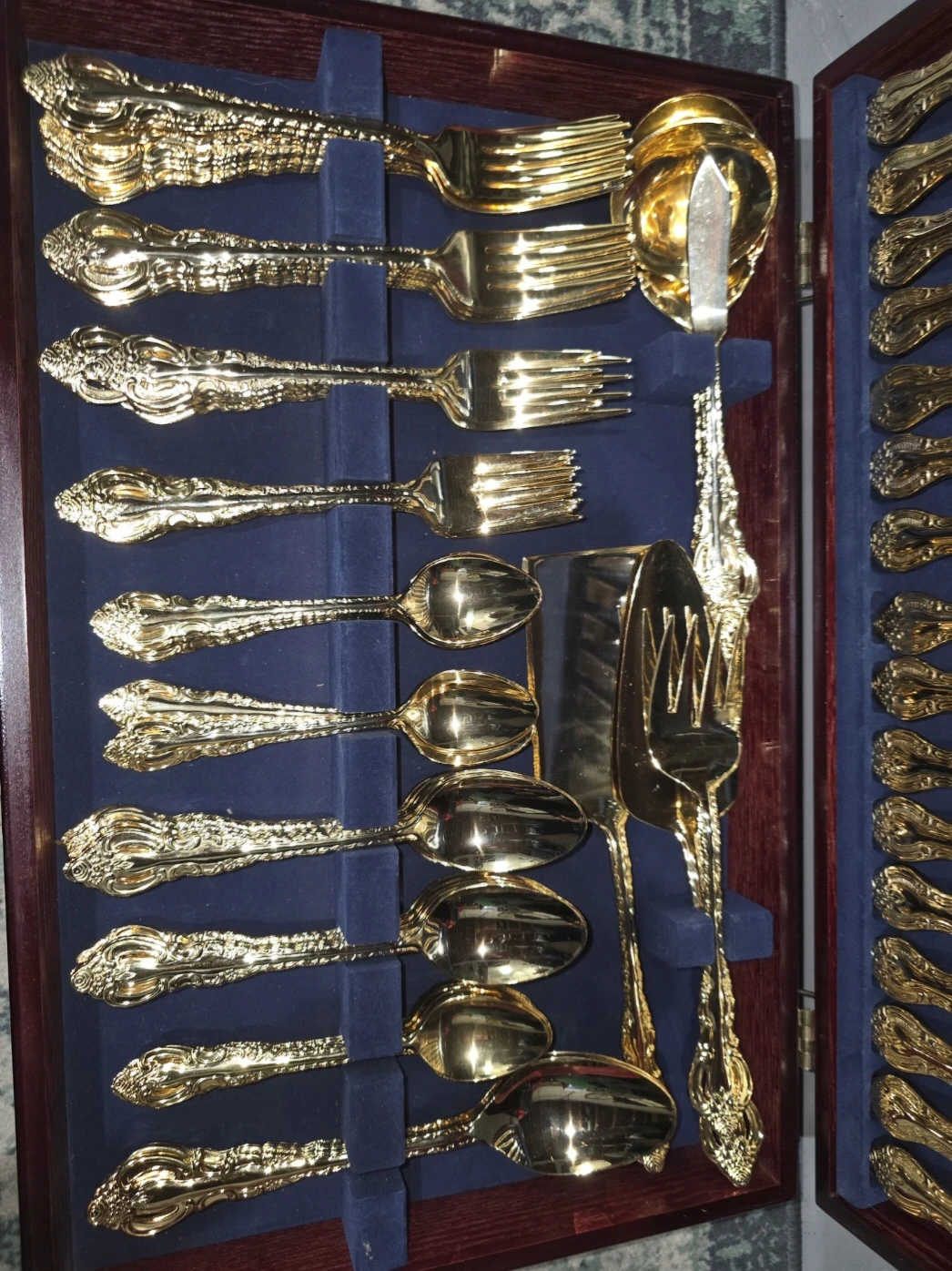 Wallace 24K Gold Plated Set with Presentation Box - photo 2