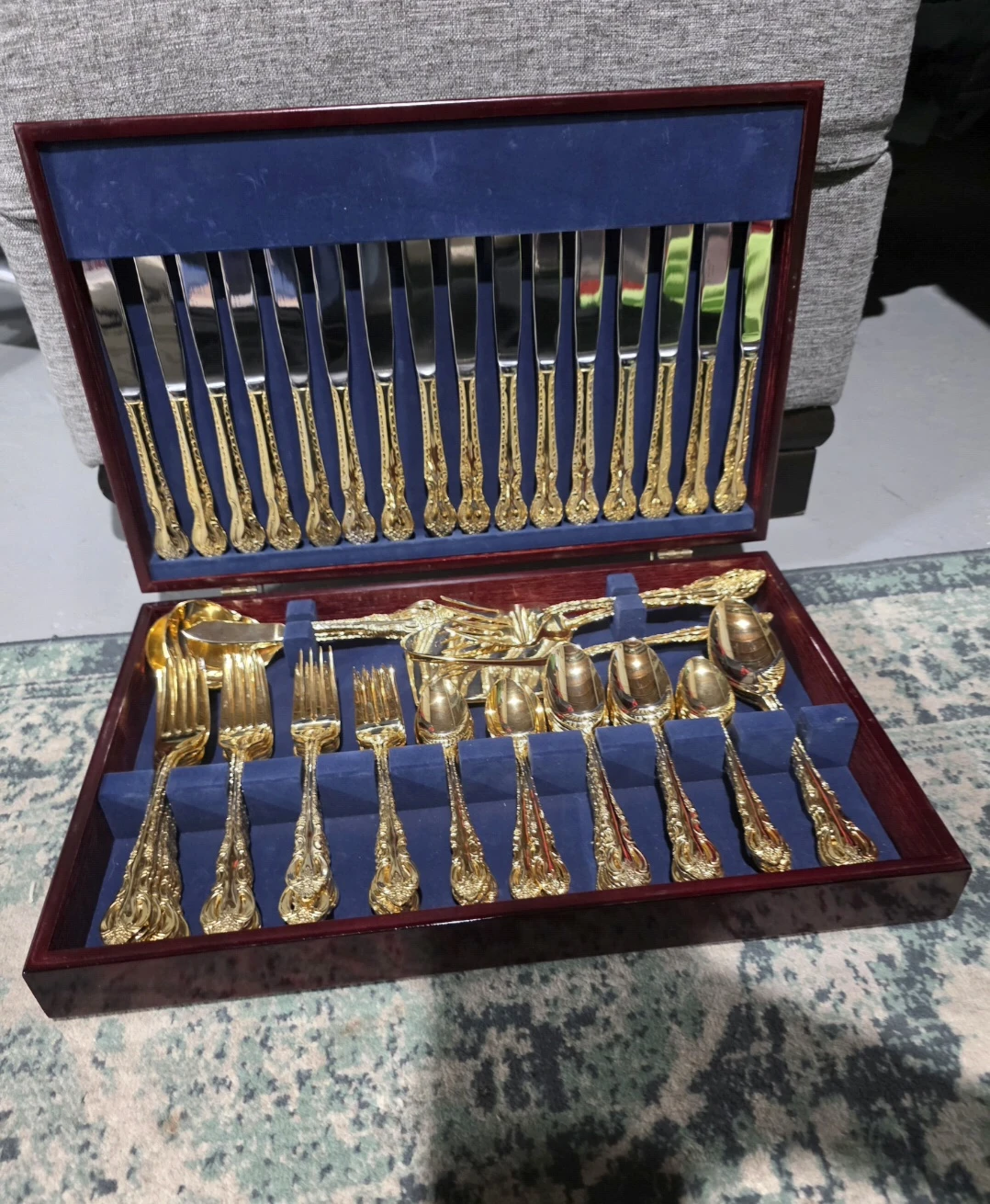 Wallace 24K Gold Plated Set with Presentation Box - photo 4