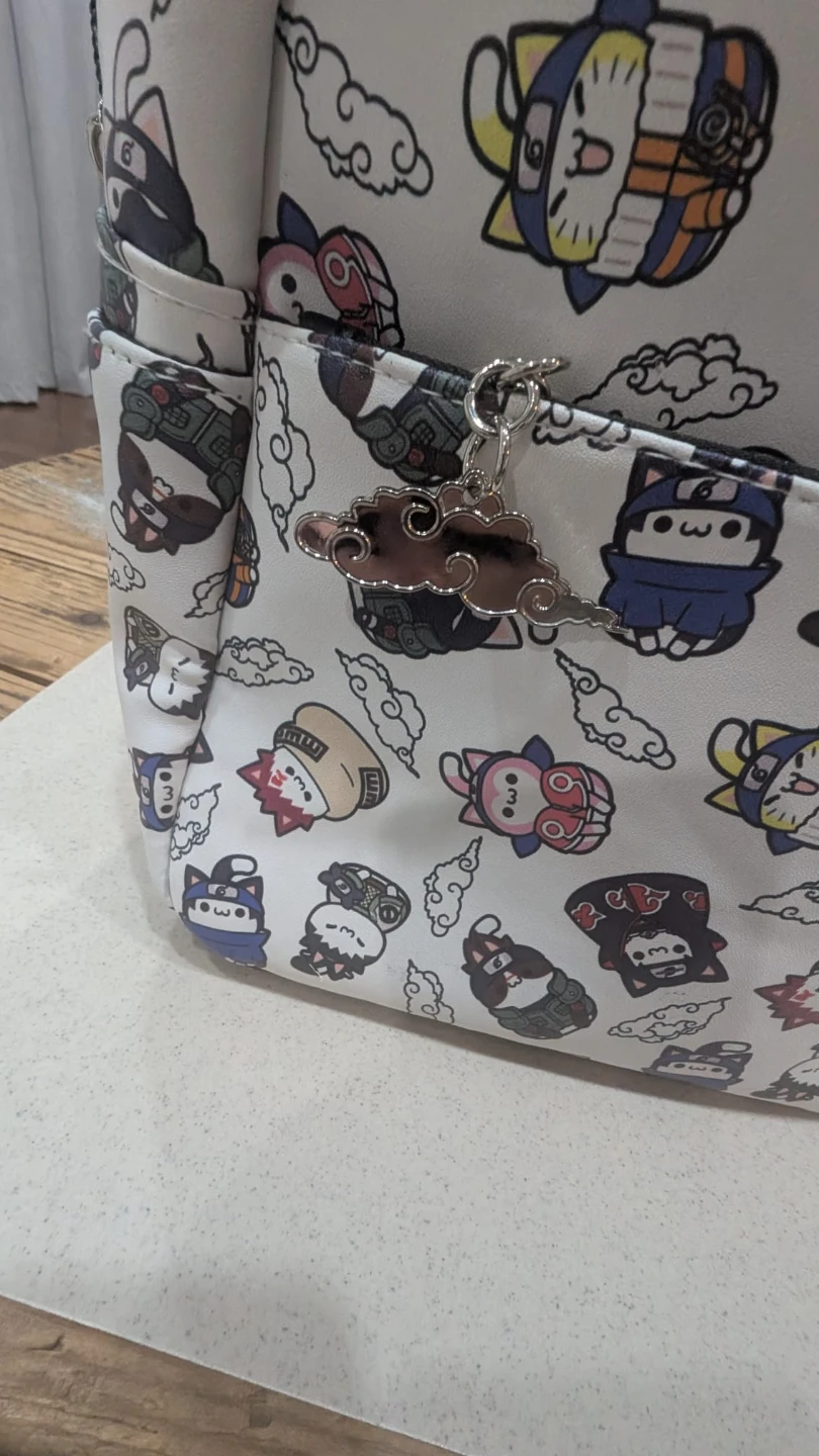 Naruto NYARUTO Cat Character Print Backpack - photo 2