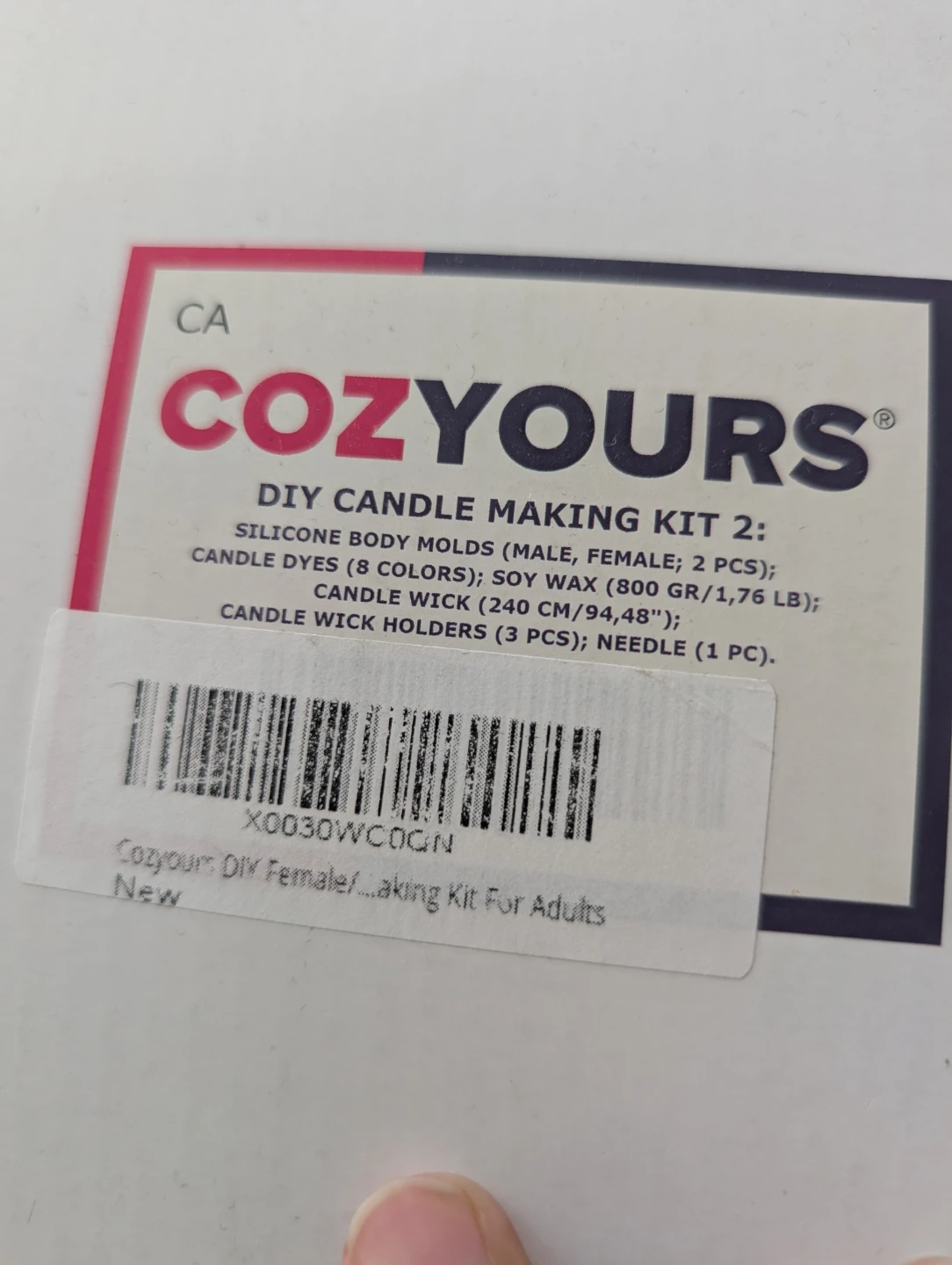 NEW Cozyours DIY Candle Making Kit 2 - photo 5