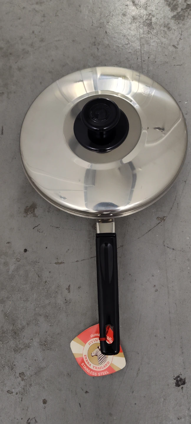 Zebra Stainless Steel Frying Pan
