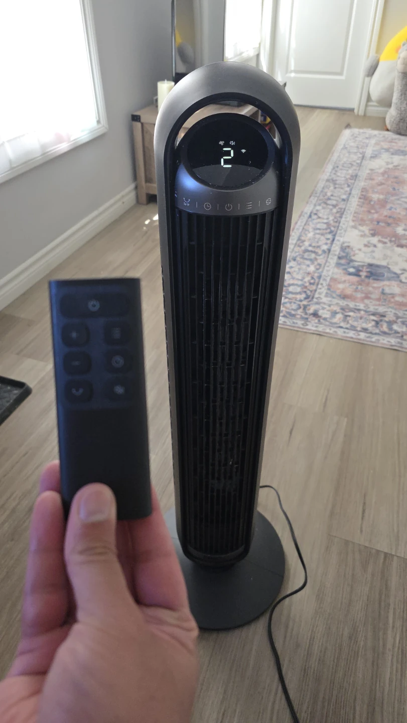 Dreo 36" Black Tower Fan with Remote(wifi)