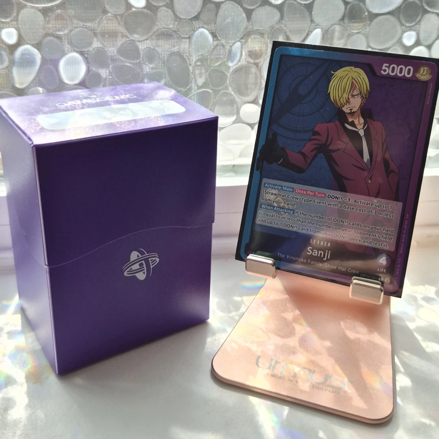 One Piece Card Game OP TCG - Blue Purple Sanji Deck