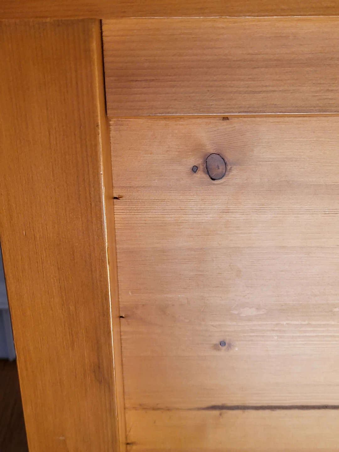 Wooden Headboard with Storage - photo 5