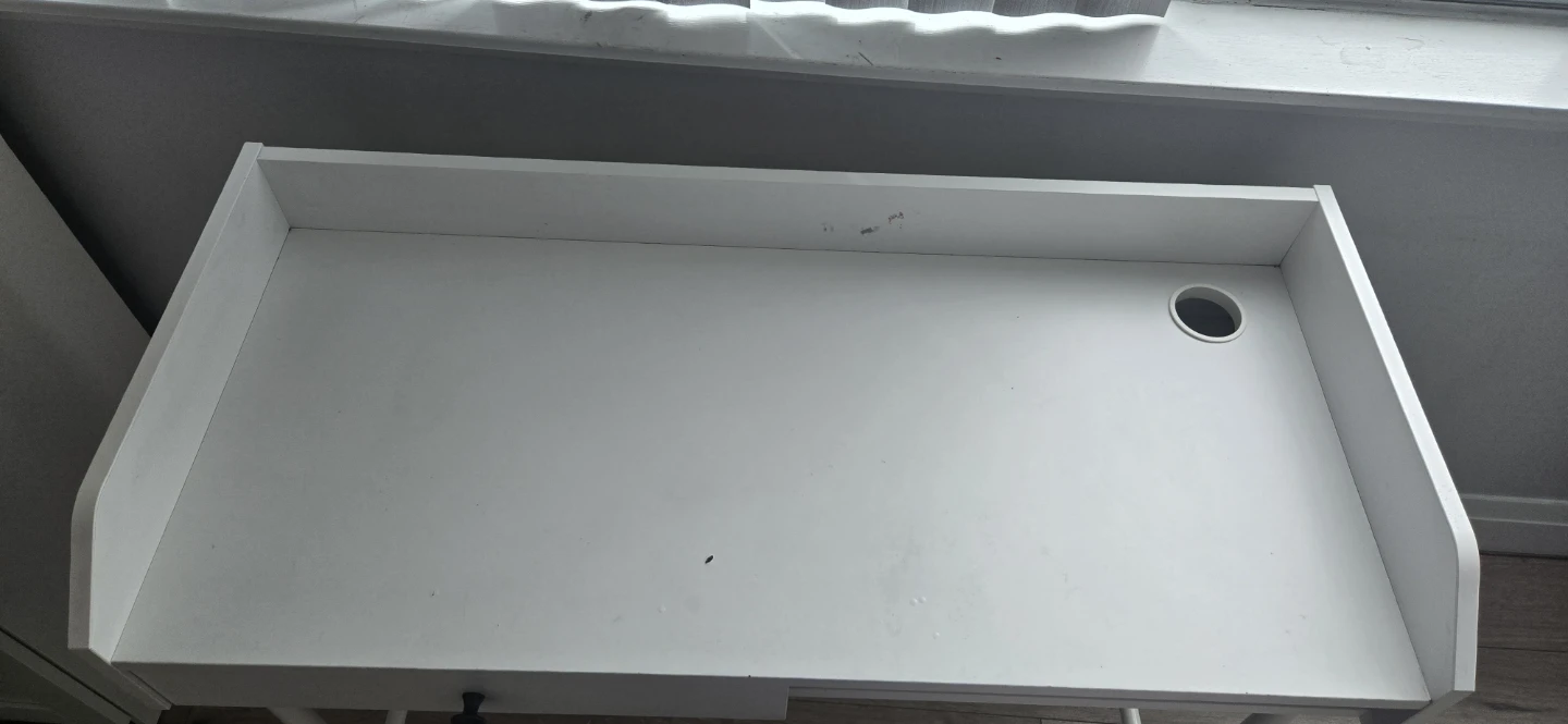 White Kids Desk with Drawer - photo 5