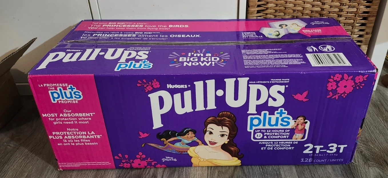 Huggies Pull-Ups Plus Training Pants Size 2T-3T (128 Count)