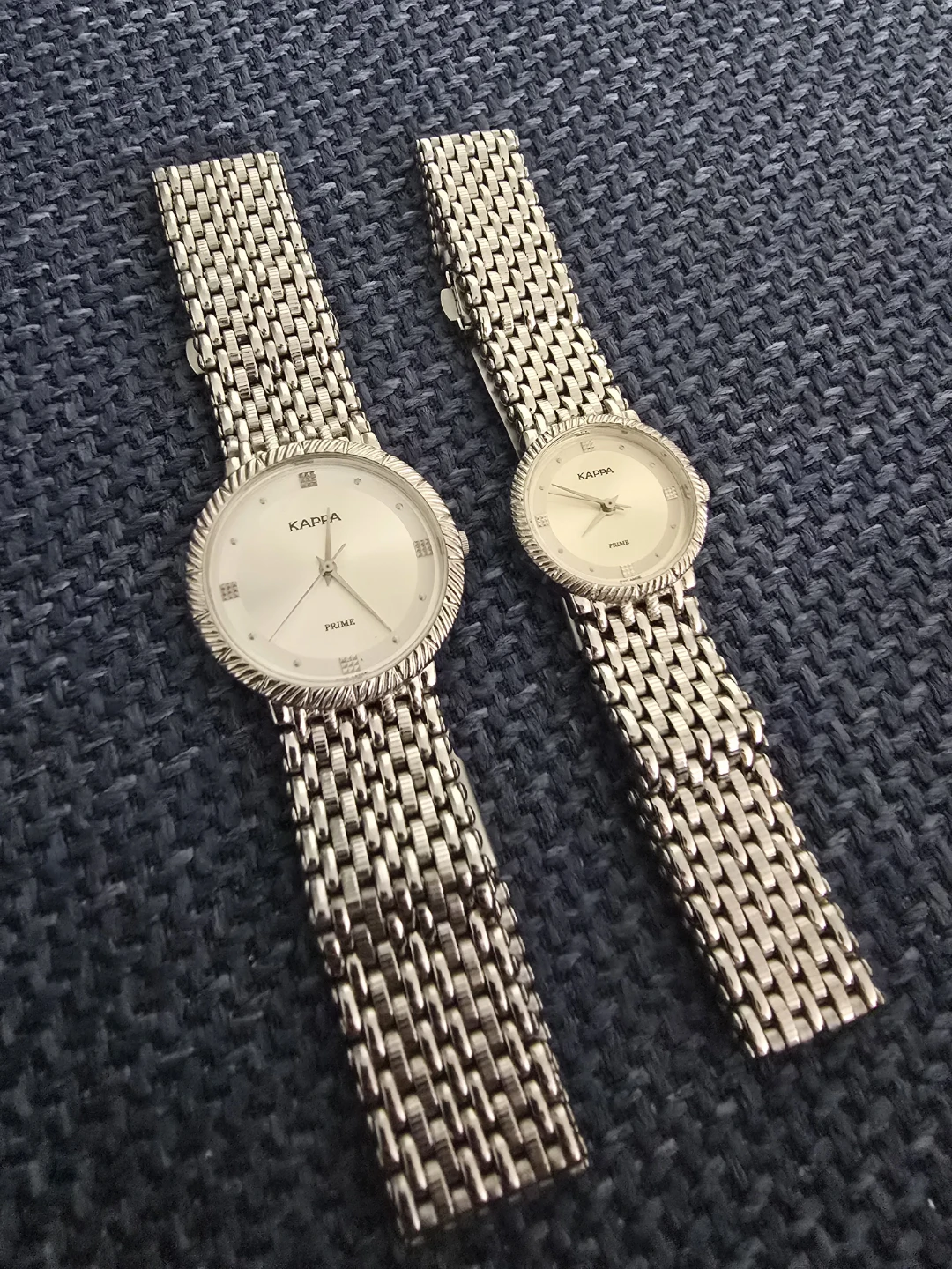 (New) 80-90s Samsung-Made Couple Watches