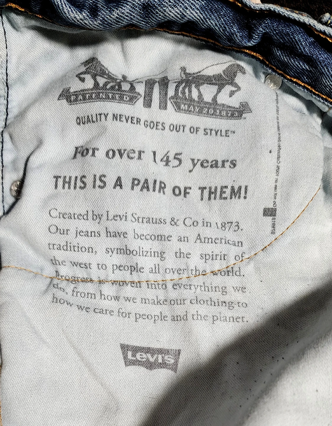 Levi's 550 92 Jeans W34 L34 Blue Denim - photo 4
