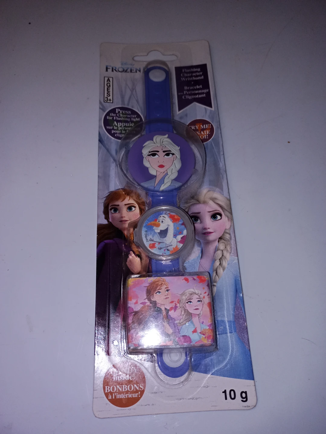 Frozen 2 Flashing Character Wristband - New! - photo 3