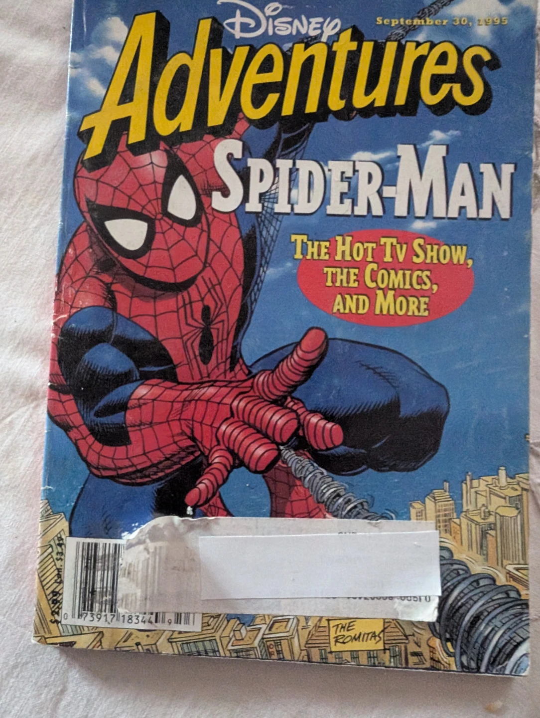 Disney Adventures Spider-Man Magazine September 30, 1995