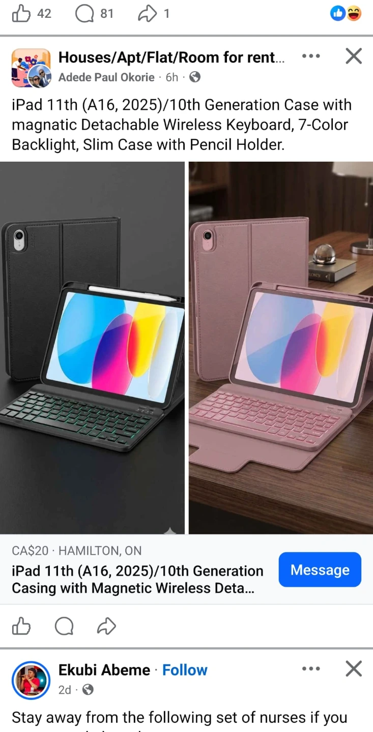 iPad 11th Gen Case with Magnetic Wireless Keyboard