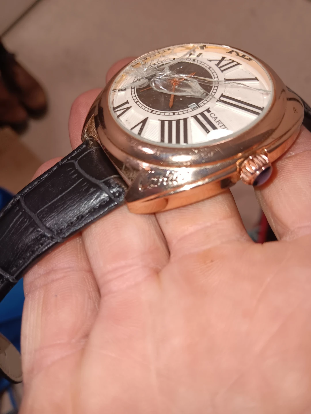 De Cartier Mysterious Hours Watch - Broken Crystal - photo 4