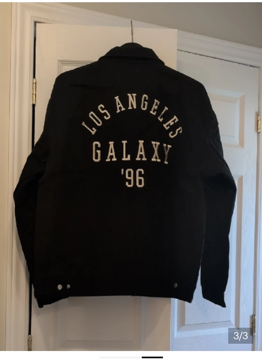 LA Galaxy Men's Peace Collective Retro Football Jacket - photo 2