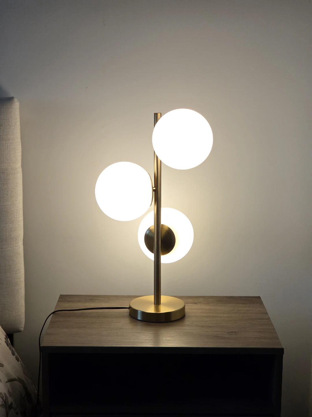 3-Light Globe Glass Table Lamp - photo 4