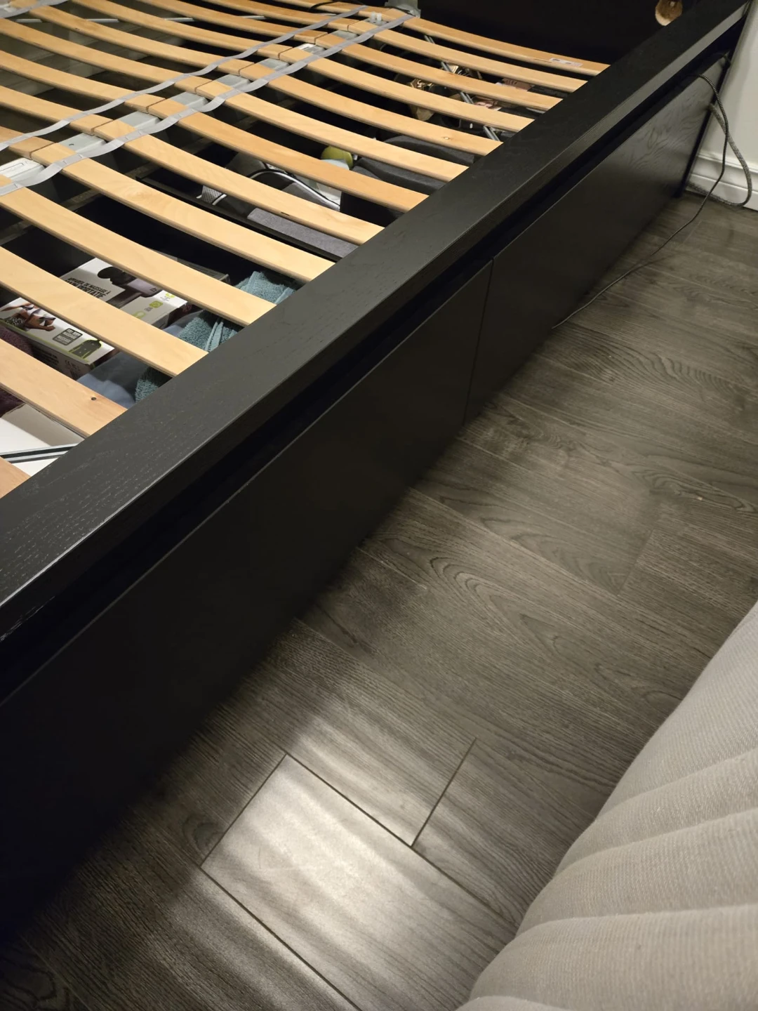 Black Double Bed Frame - photo 2