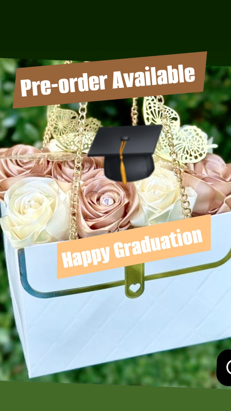 Graduation fresh or silk roses Pre-order Available - photo 2