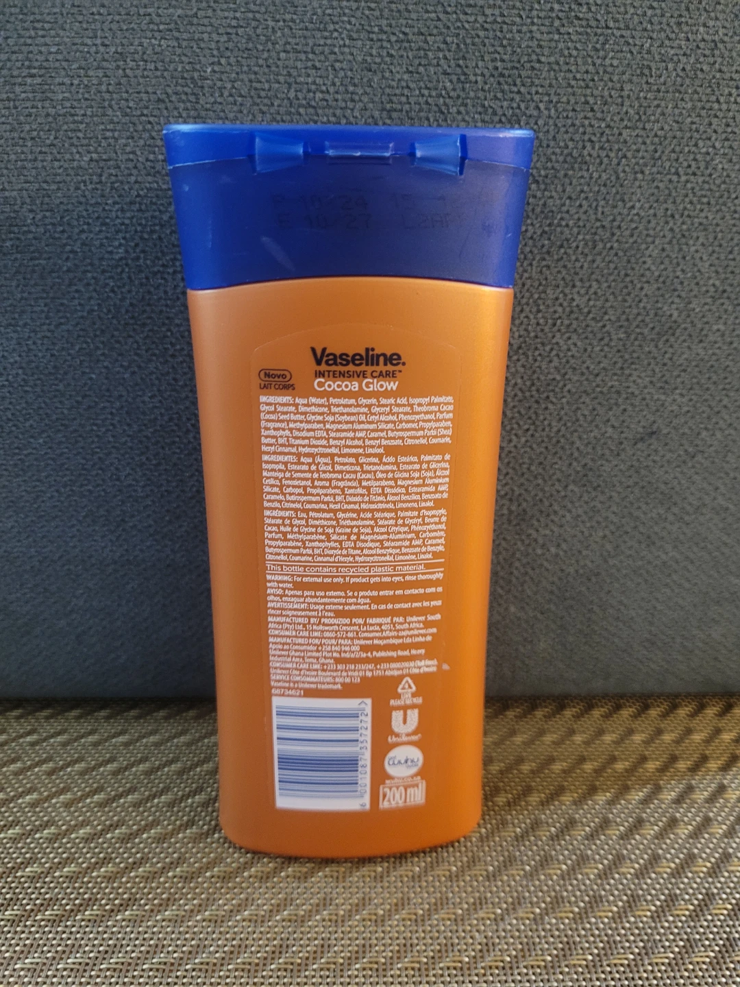 Vaseline Cocoa Glow Intensive Care Lotion 200ml - photo 2