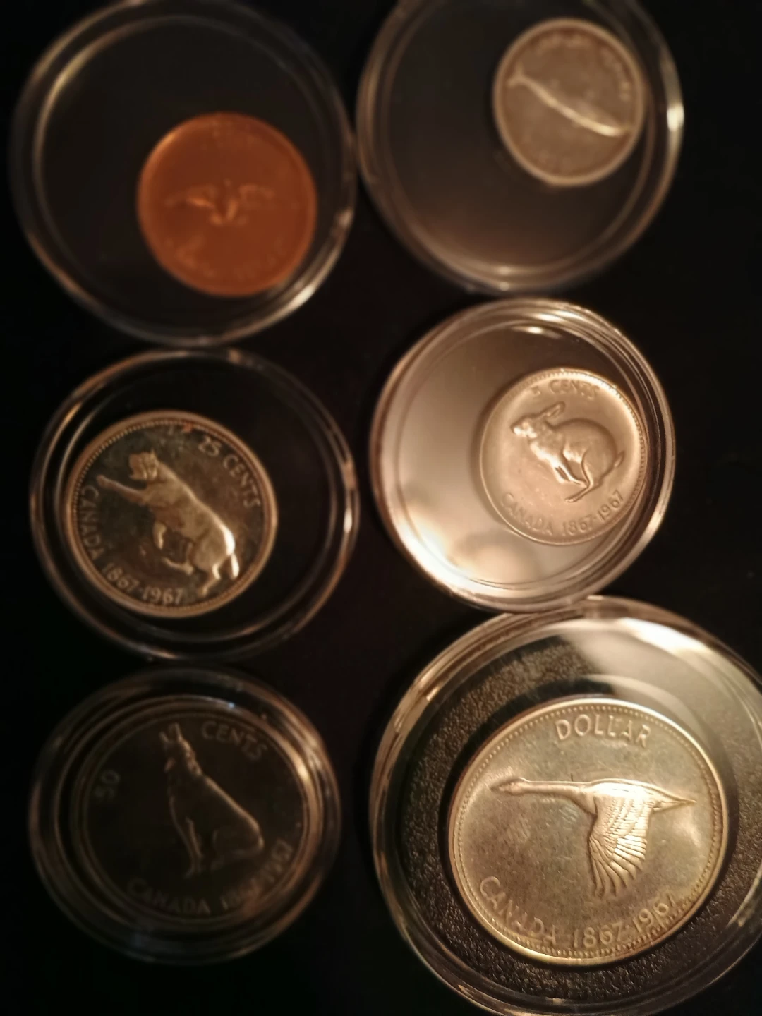 Canadian Coin Collection 1867-1967( silver coins)