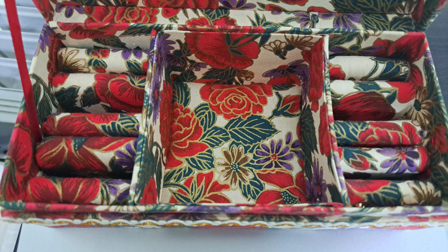Floral Jewelry Box with Mirror - photo 4