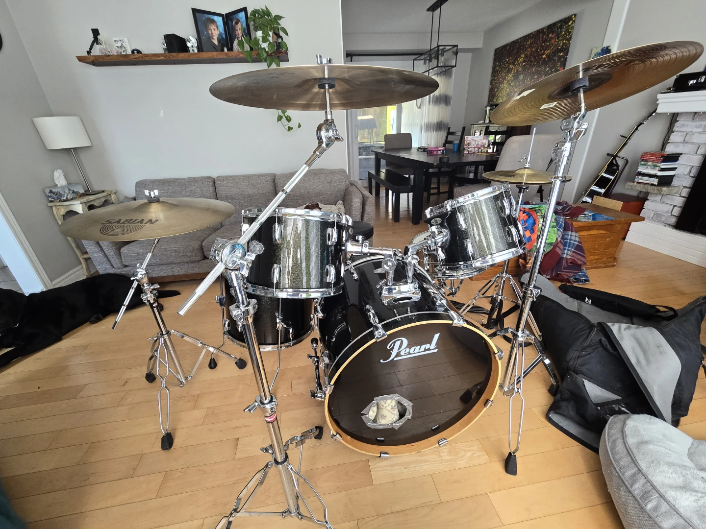Pearl Vision SST Birch Ply Shell Drum Kit