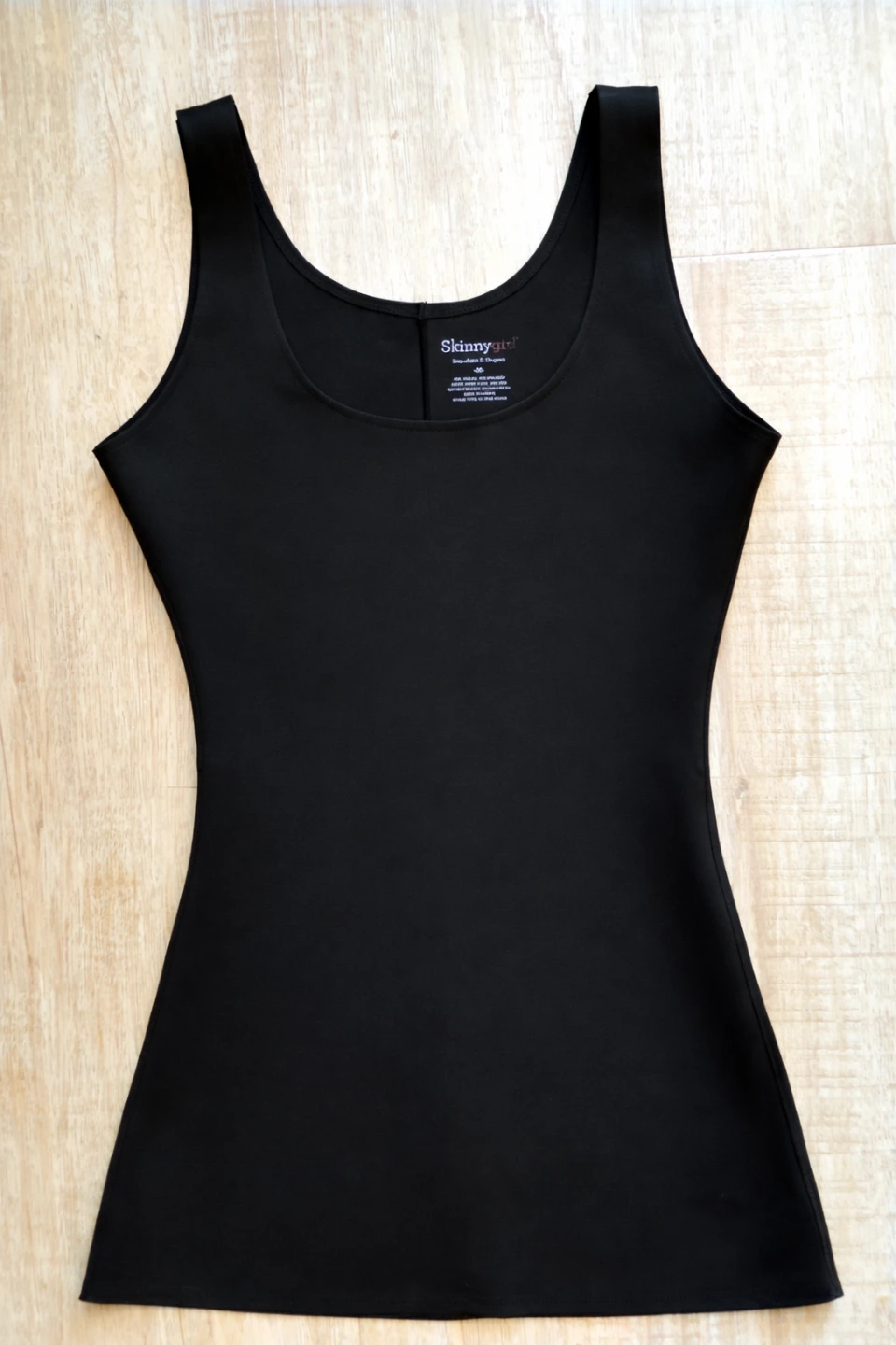 Skinnygirl Smoother & Shaper Tank Top - Black, Size M