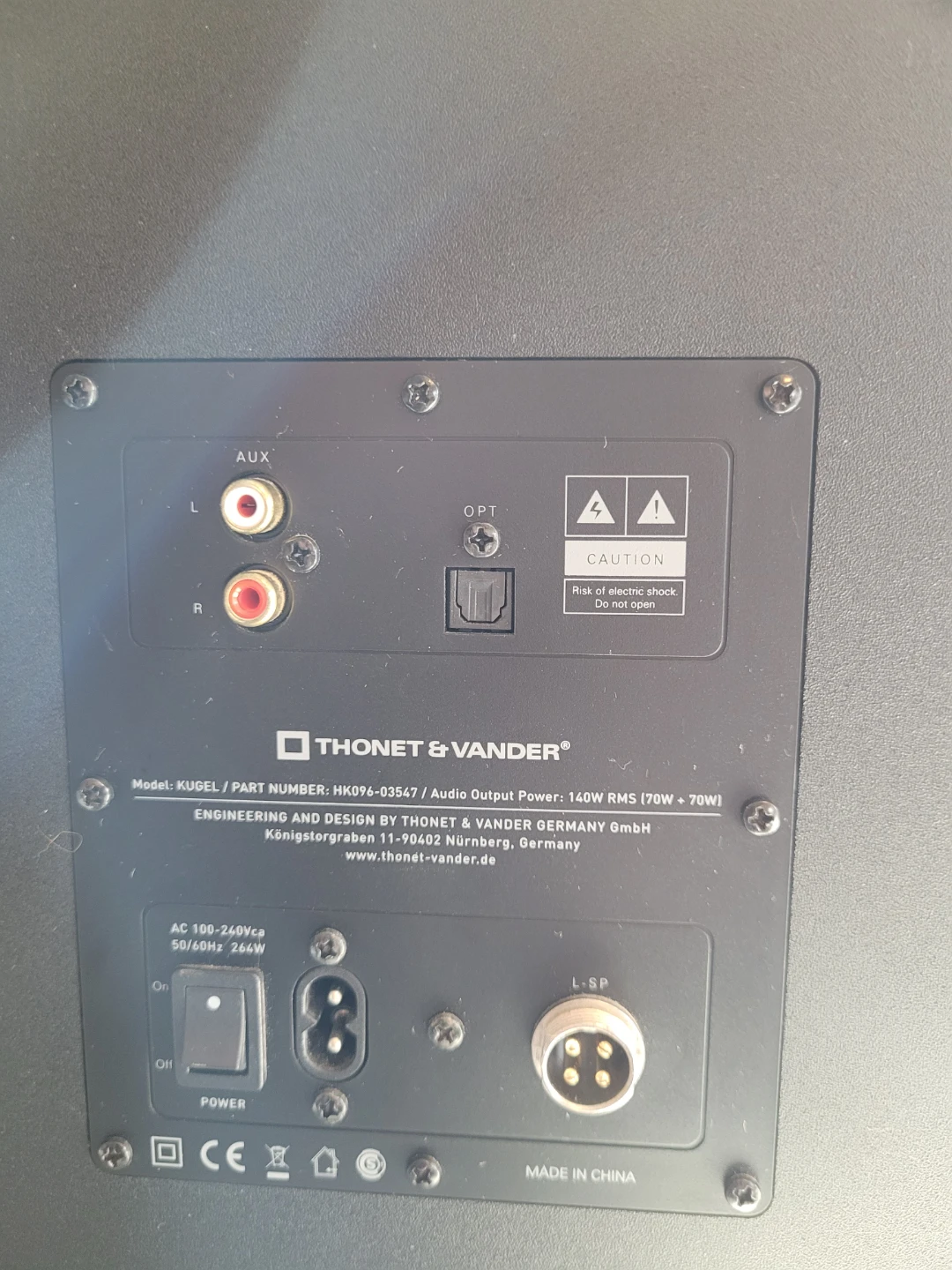 THØNET & VANDER "KUDEL" Bookshelf Speakers with Remote - photo 5