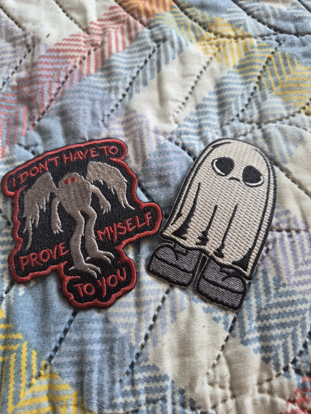 Ghost and Mothman Patches
