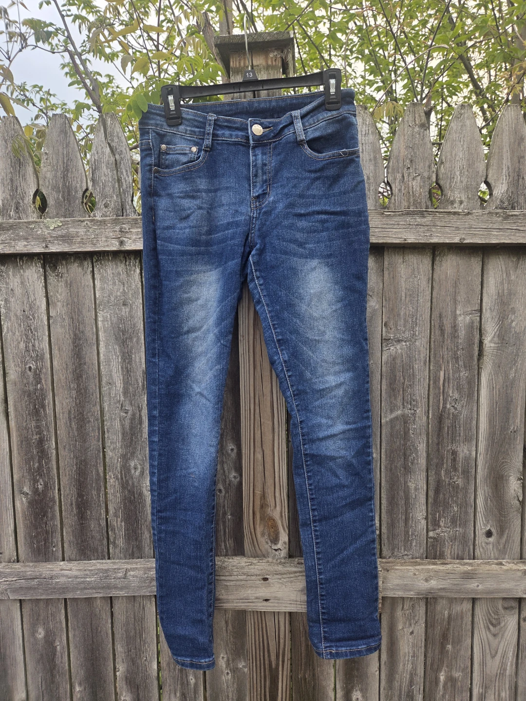 U-W-J Girls' Blue Denim Jeans Size 7/8