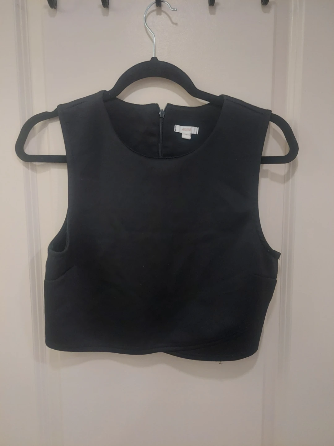 Black crop top