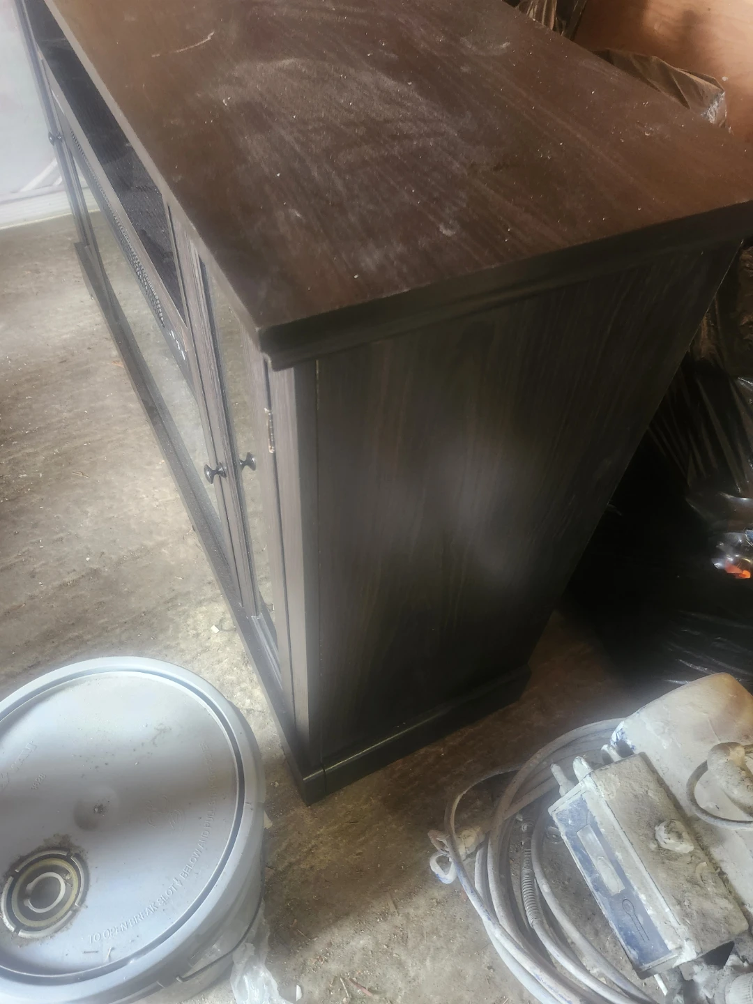 Fire place with cabinet - photo 3