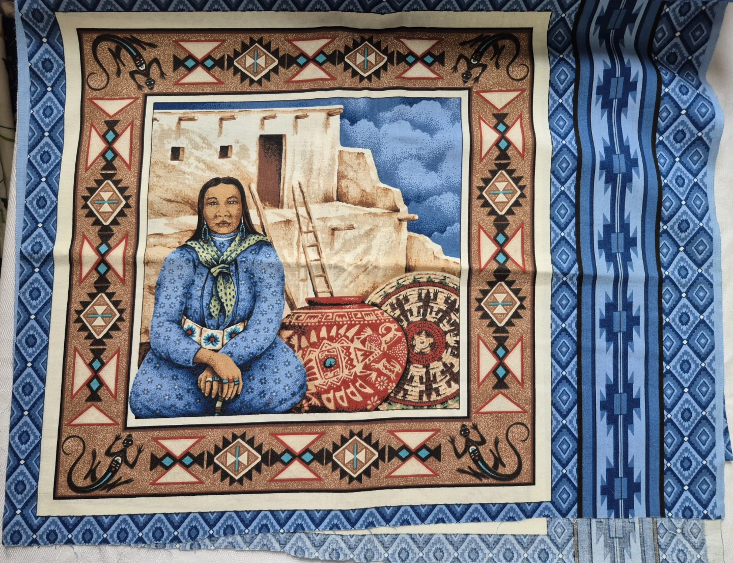 Assorted Fabric Panels with Wildlife and Indigenous Designs - photo 2