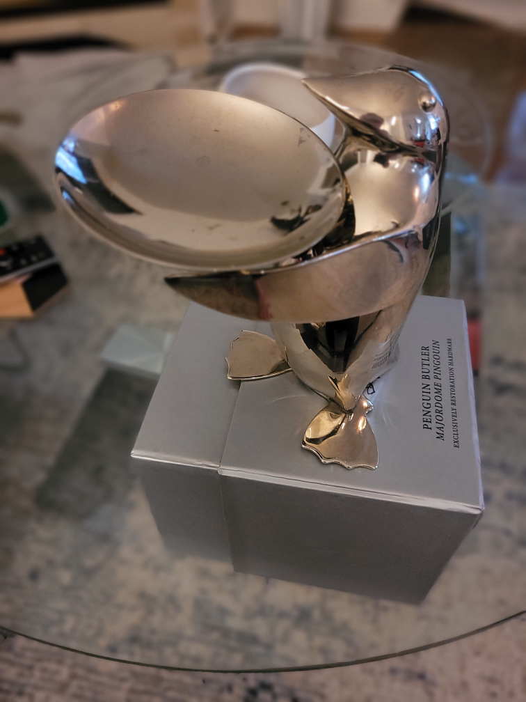 Restoration Hardware Penguin Butler Majordome Pingouin