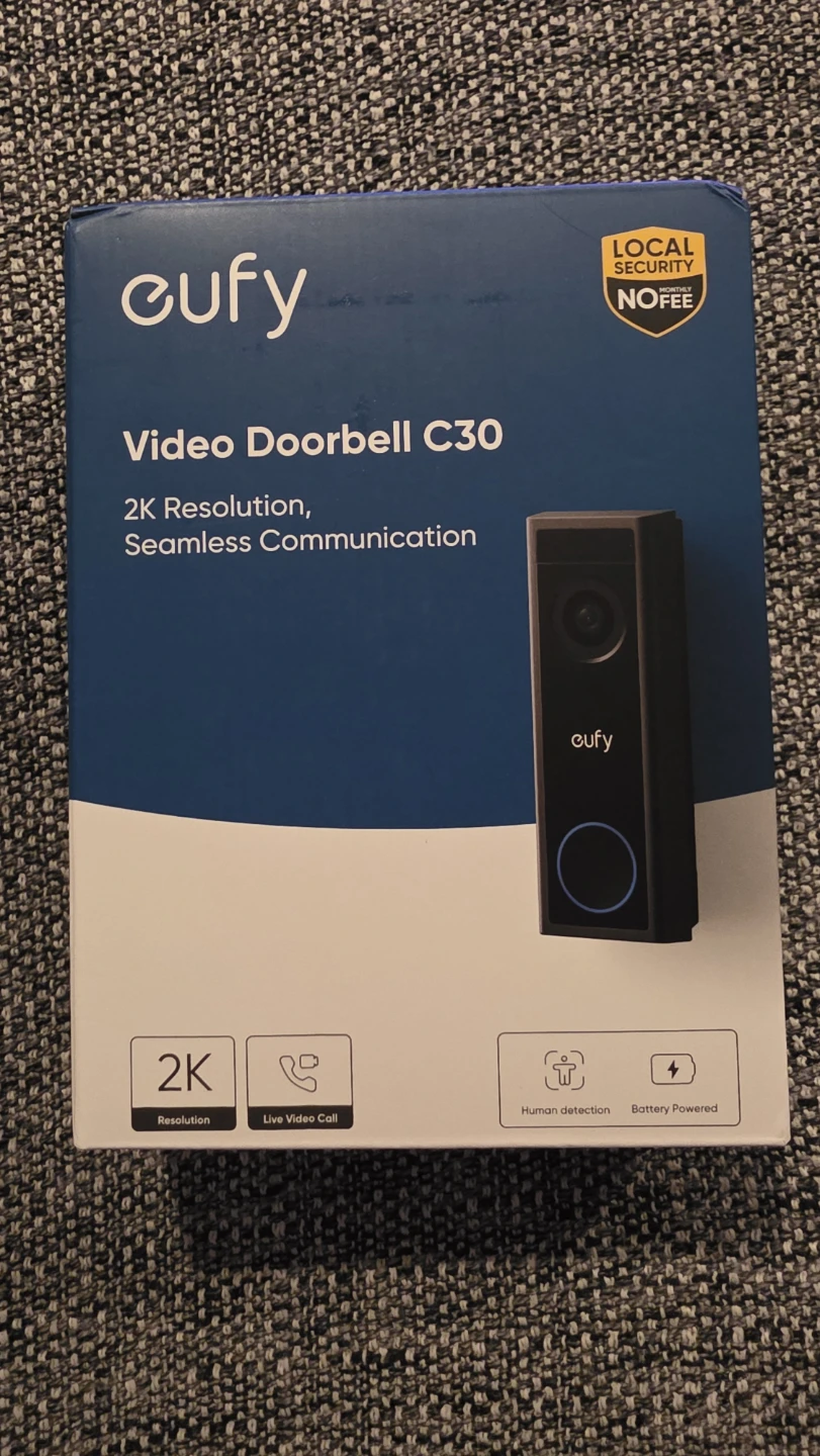 eufy Video Doorbell C30 (New, Sealed)
