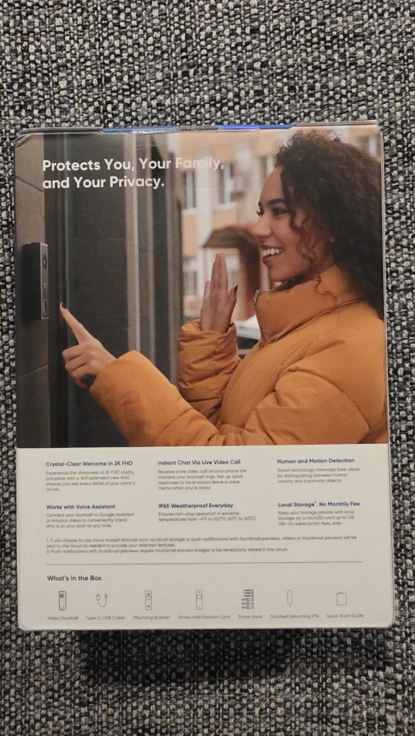 eufy Video Doorbell C30 (New, Sealed) - photo 2