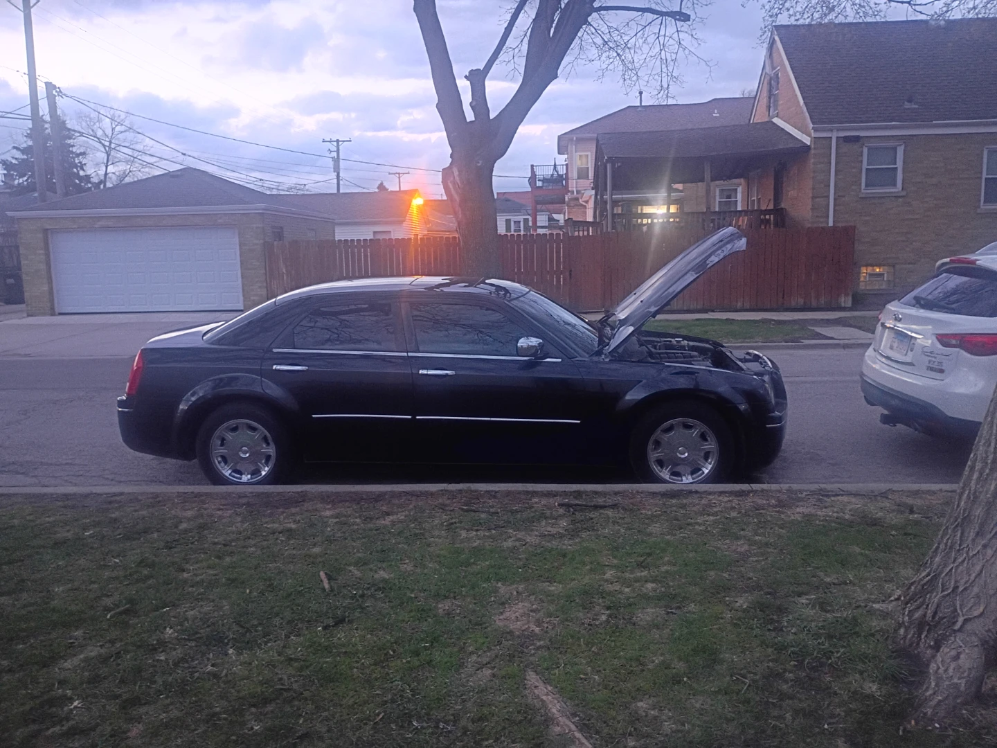 Black Chrysler 300 Sedan