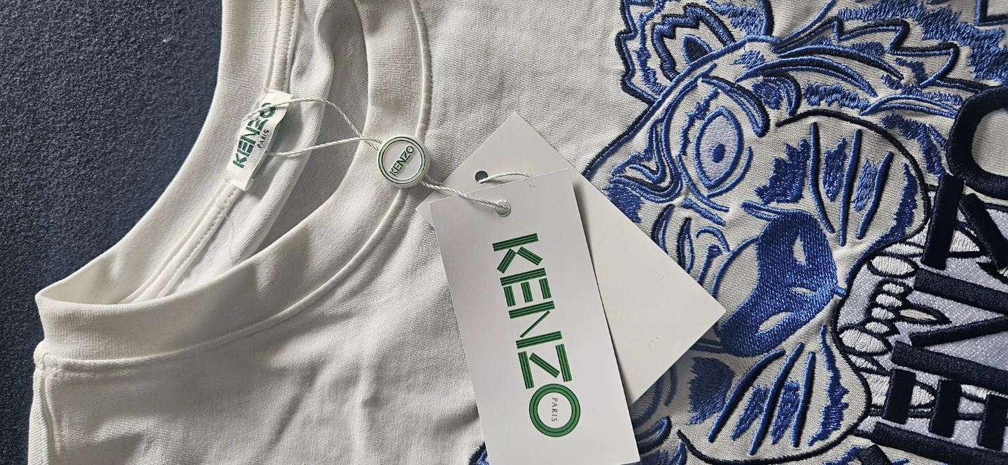 Kenzo Paris Tiger Logo T-Shirt - White - Size 2XL - photo 3