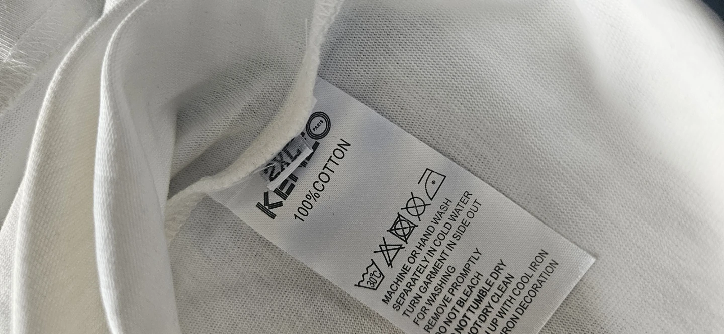 Kenzo Paris Tiger Logo T-Shirt - White - Size 2XL - photo 5