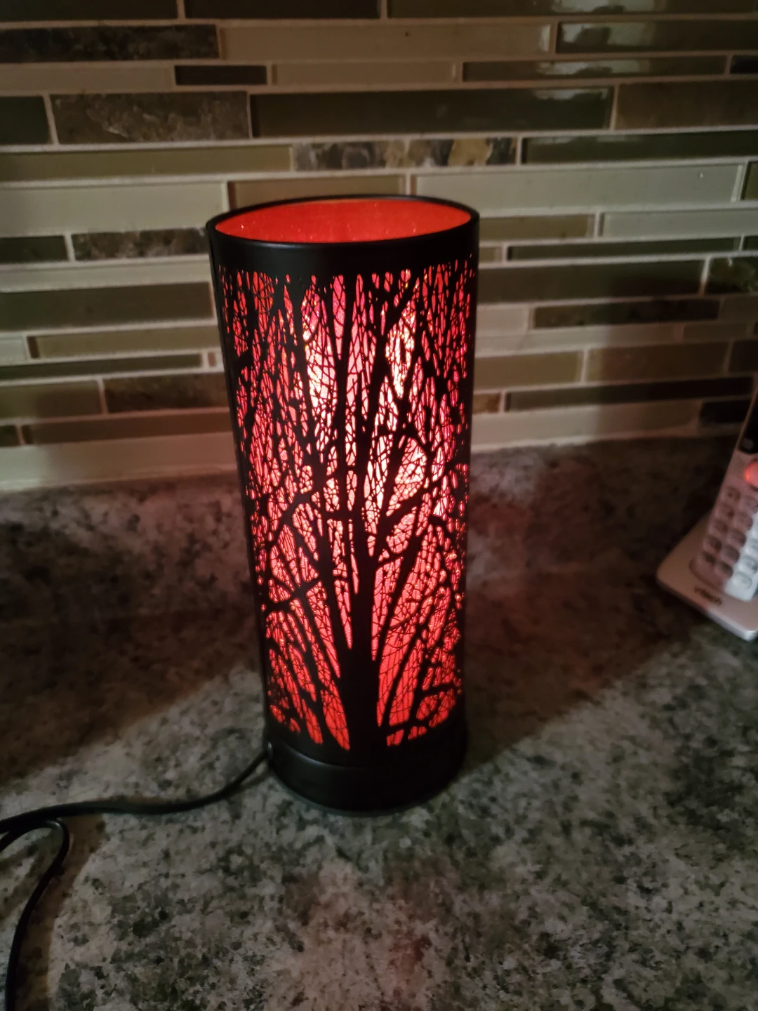 Decorative Tree Silhouette Table Lamp