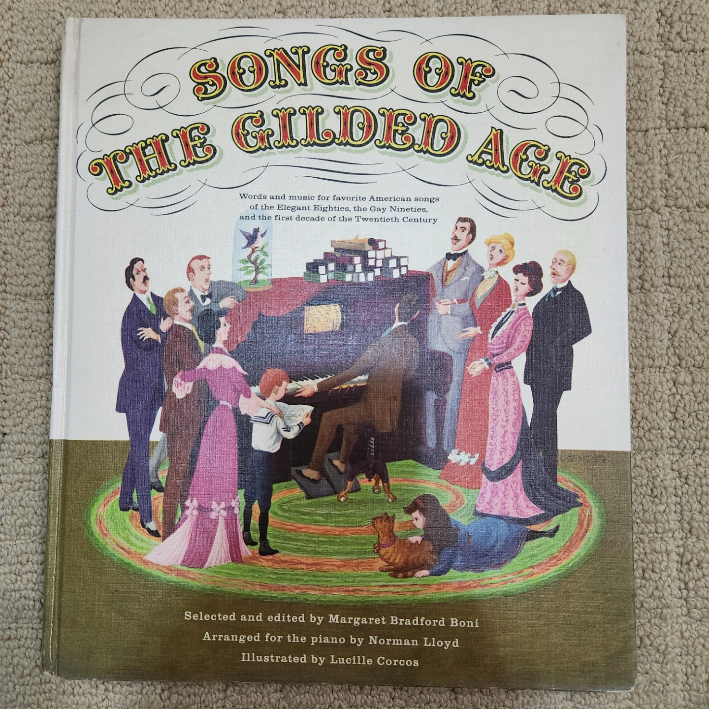 Songs of the Gilded Age Sheet Music Book