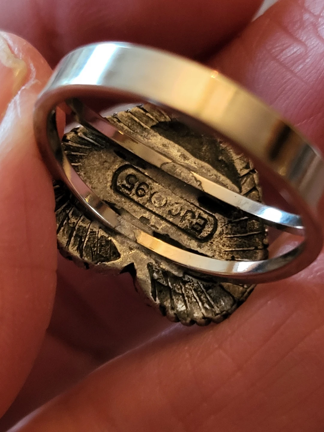 Silver tone Heart Ring - photo 3