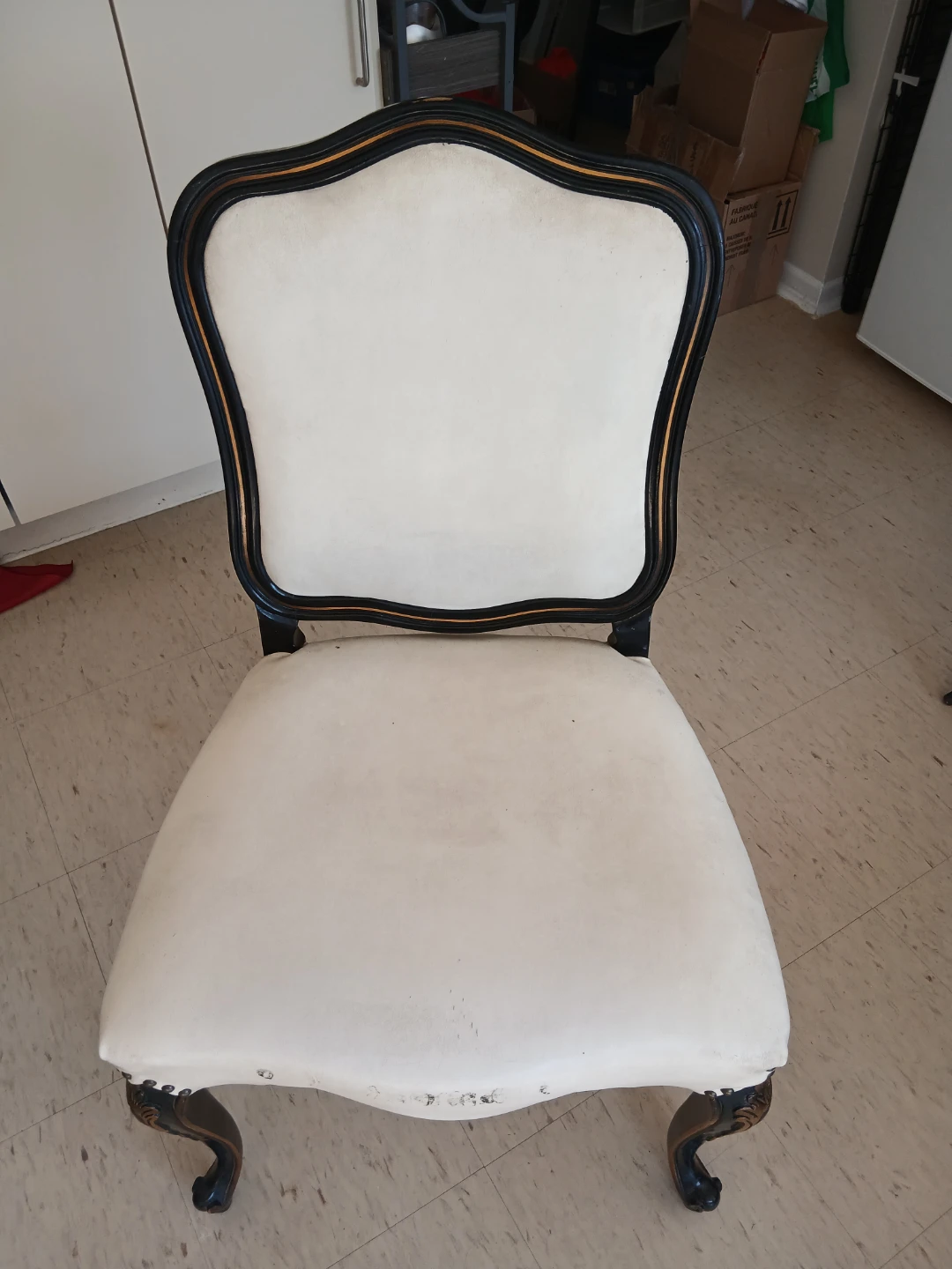 Antique Accent Chair - Ornate Carving